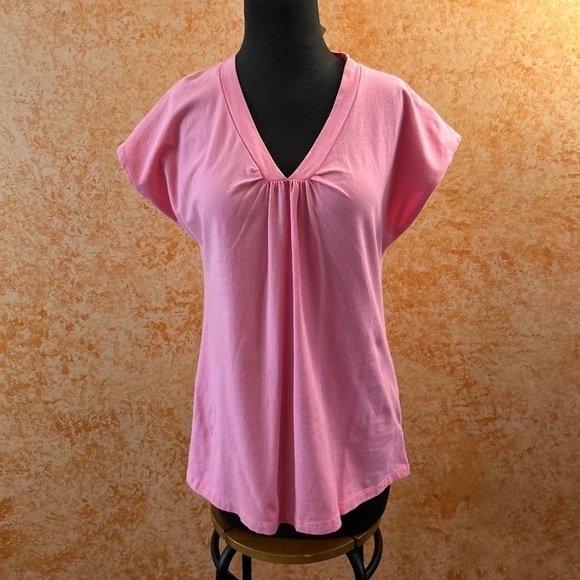 FRESH PRODUCE V-Neck Pink Tops size Small - Picture 1 of 8
